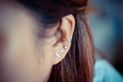 Mini Triangle Earring Studs