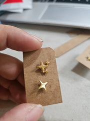 Sparking Stars Earring Studs