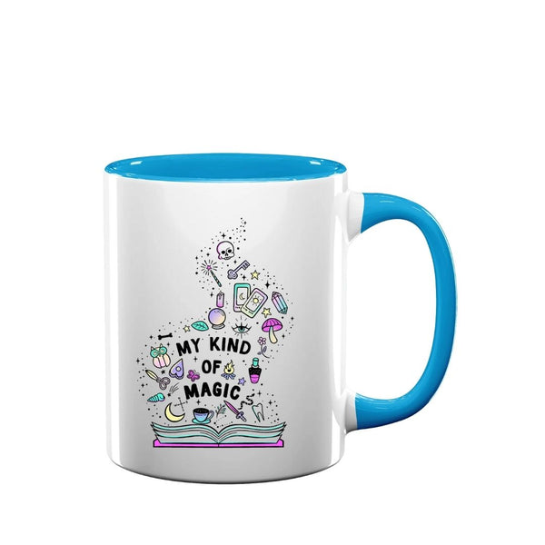 Books Are Magic Light Blue Mug