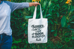 Sorry Book Hangover Tote Bag