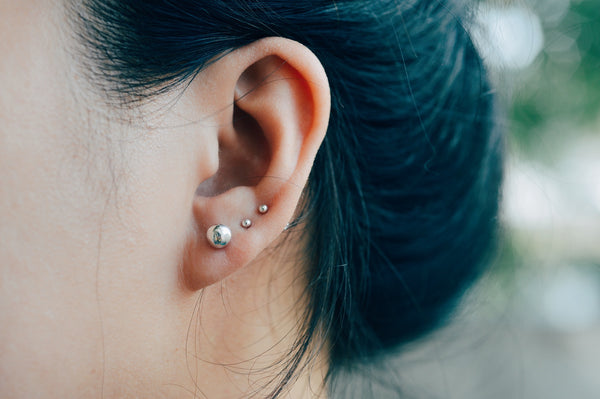 Big Round Earring Studs