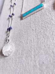 Moonstone Wave Necklace
