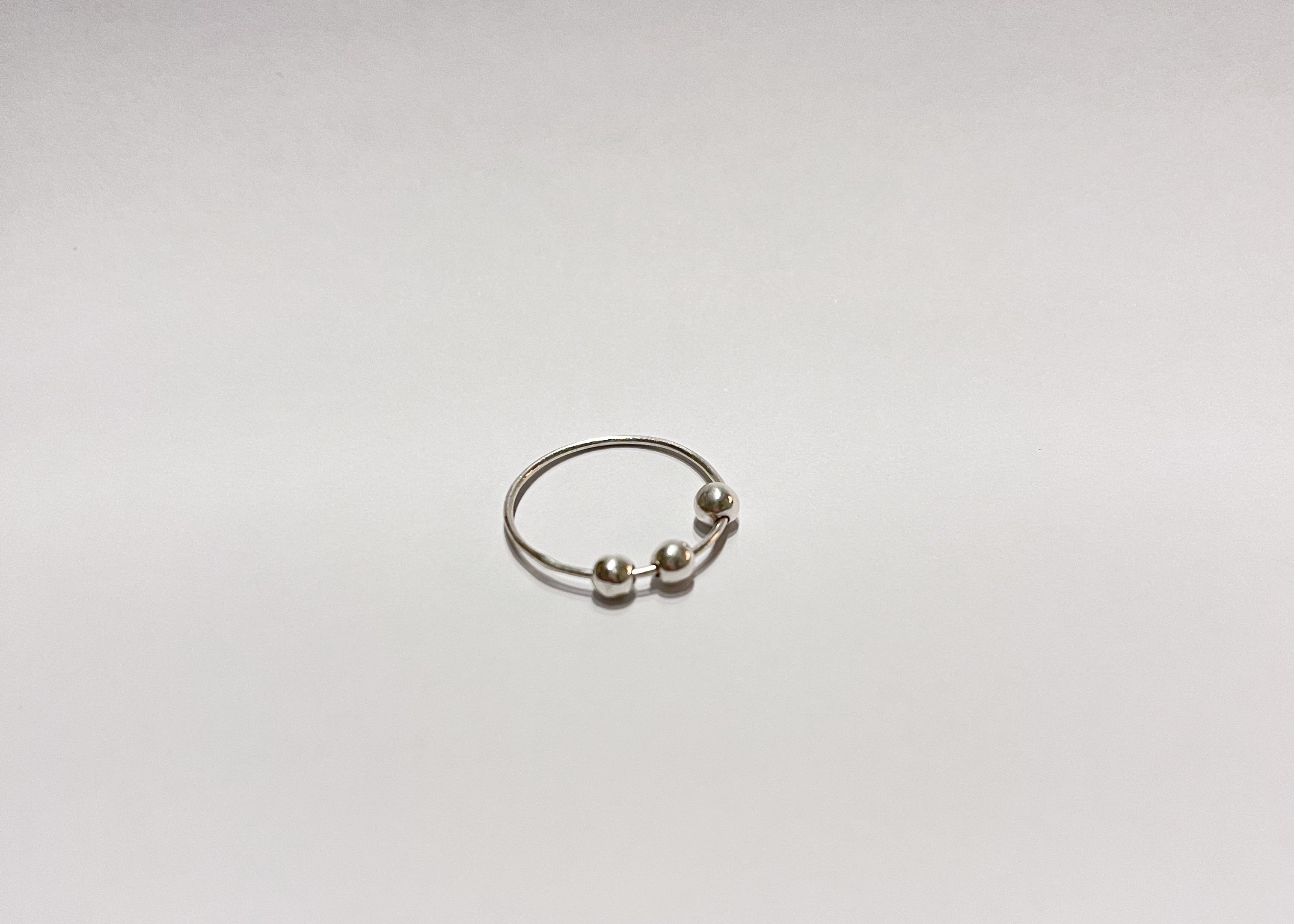 Bead Fidget Ring Three Band Ring – Arajera Shop