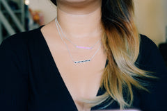 Birthstone Bar Necklace