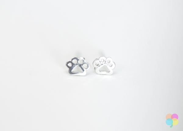 Dog Paw Earring Studs
