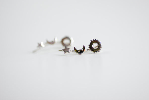 Sun, Moon and Star Ear Climbers