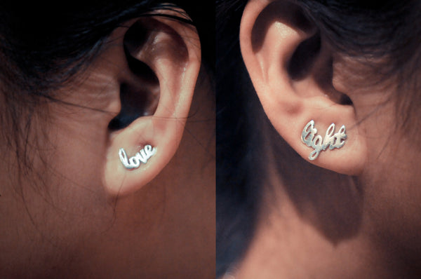 Love And Light Ear Climbers