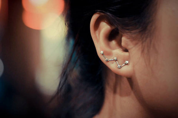 Cassiopeia Constellation Ear Climbers