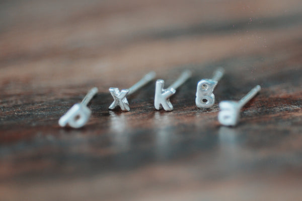 Alphabet Earring Studs