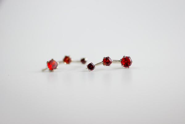 Birthstone Ear Climbers